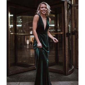 Jenny Yoo BHLDN Logan Dress emerald